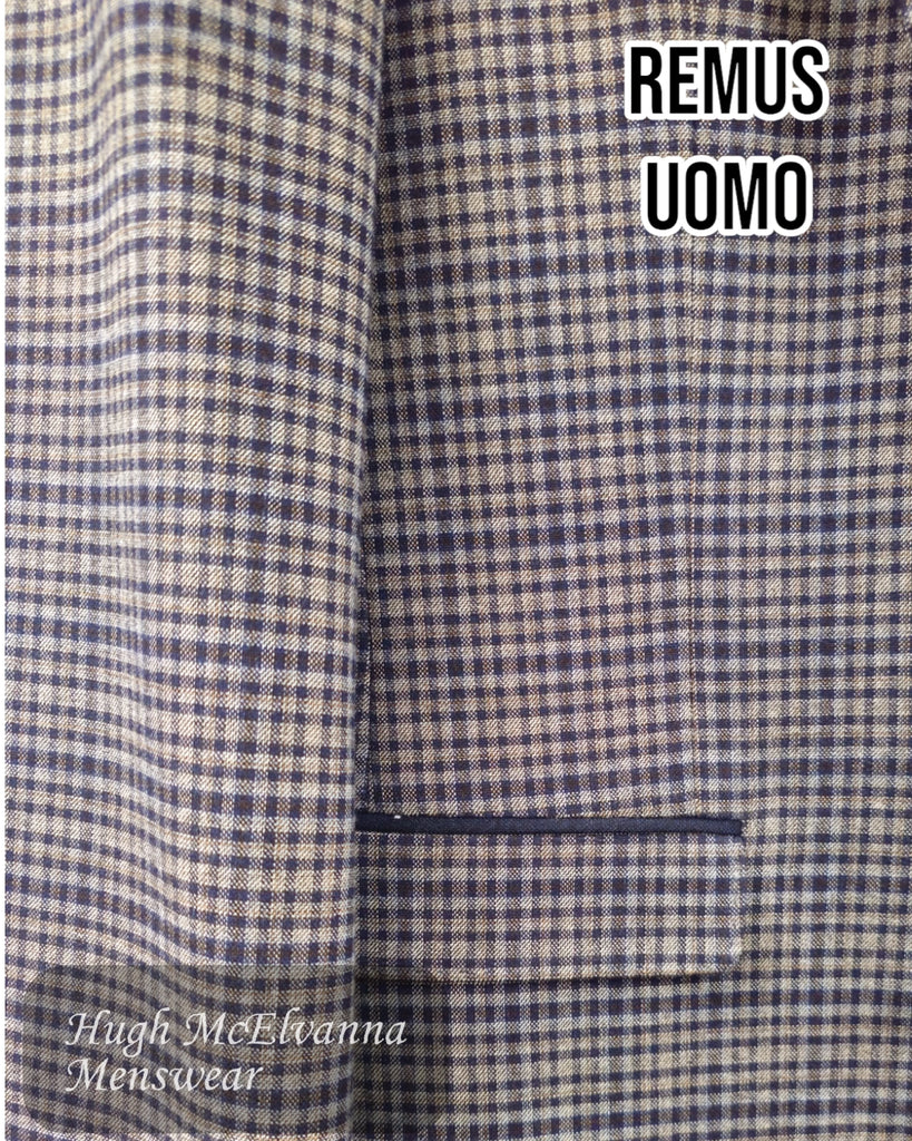Remus Uomo fabric close up for 118215/07