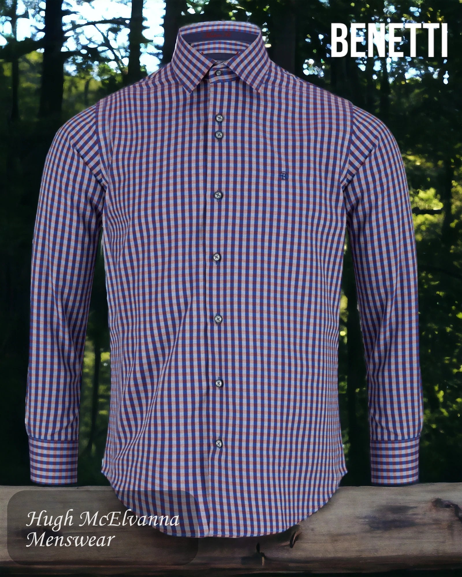 Benetti RHINE Bordo Long Sleeve Shirt