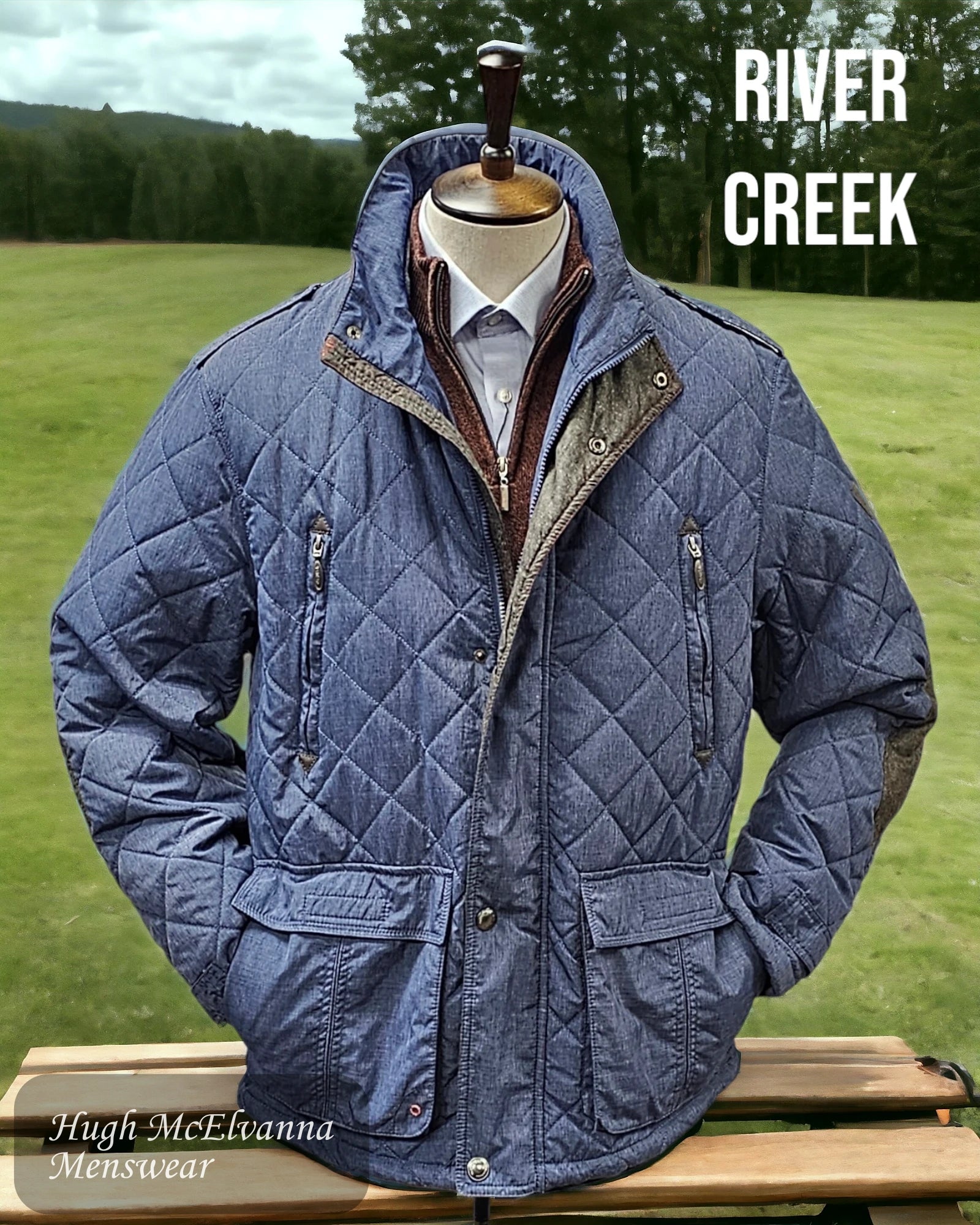 Quilted Coat By River Creek Style: 60617 - Hugh McElvanna Menswear 