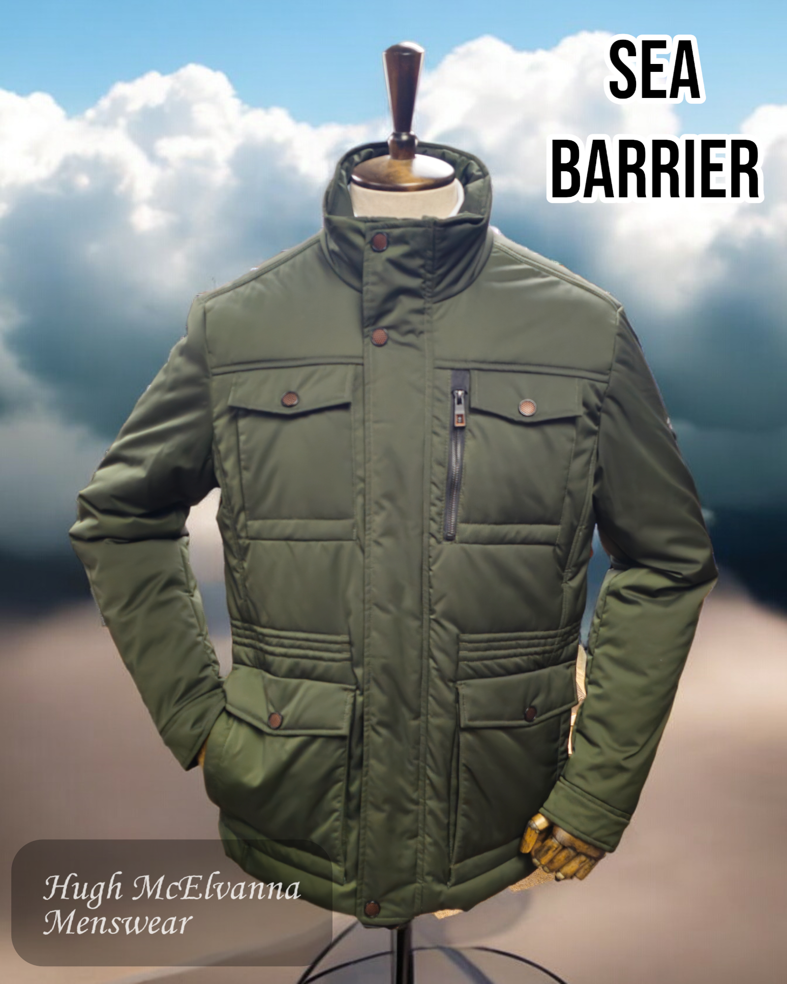 Sea Barrier MAES Winter Jacket  - Hugh McElvanna Menswear 