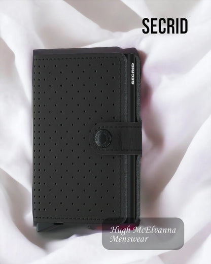 Secrid Miniwallet - Perforated Black