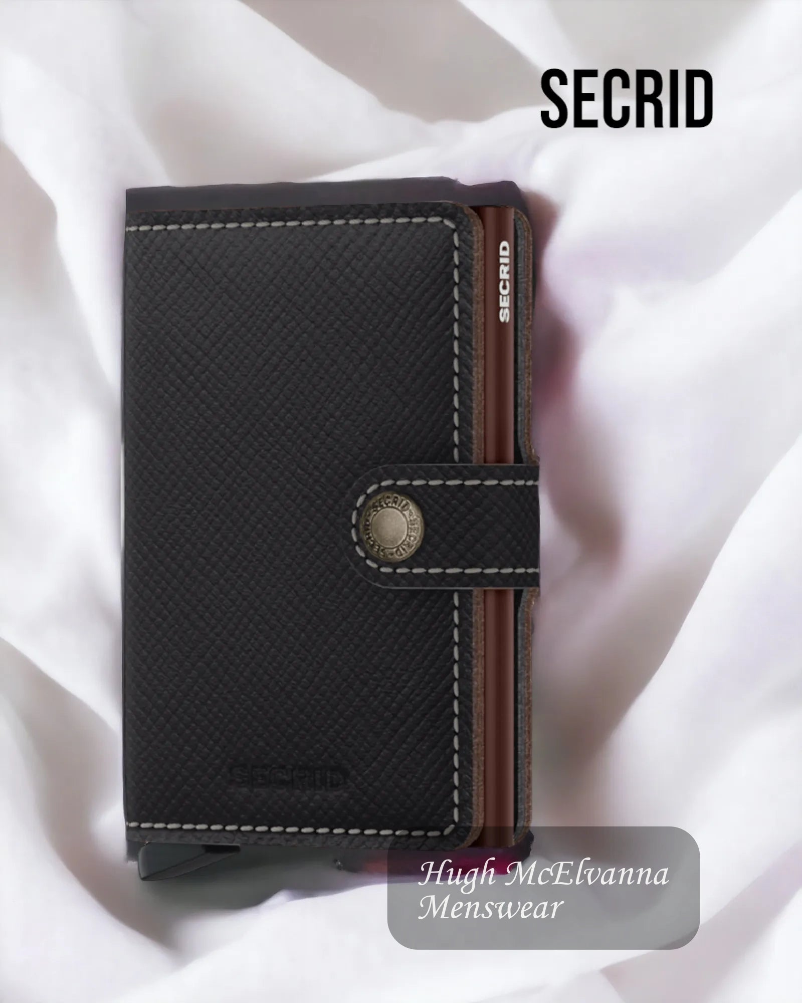 Secrid Miniwallet - Saffiano Brown