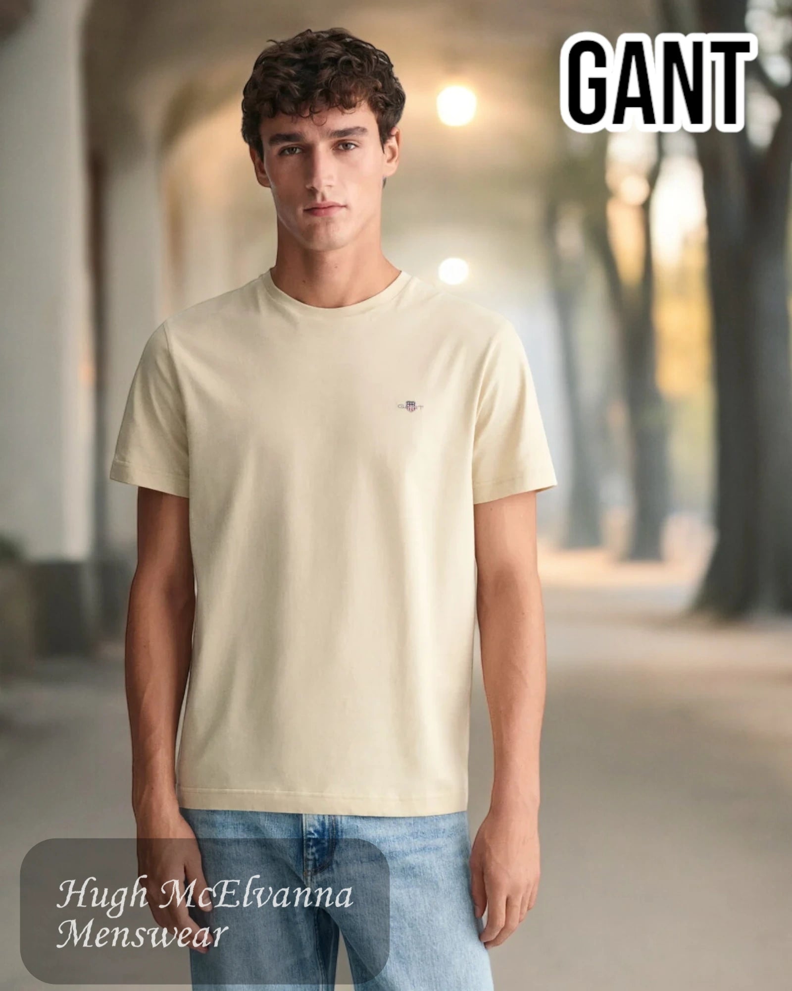 Gant Shield T-Shirt - Hugh McElvanna Menswear 