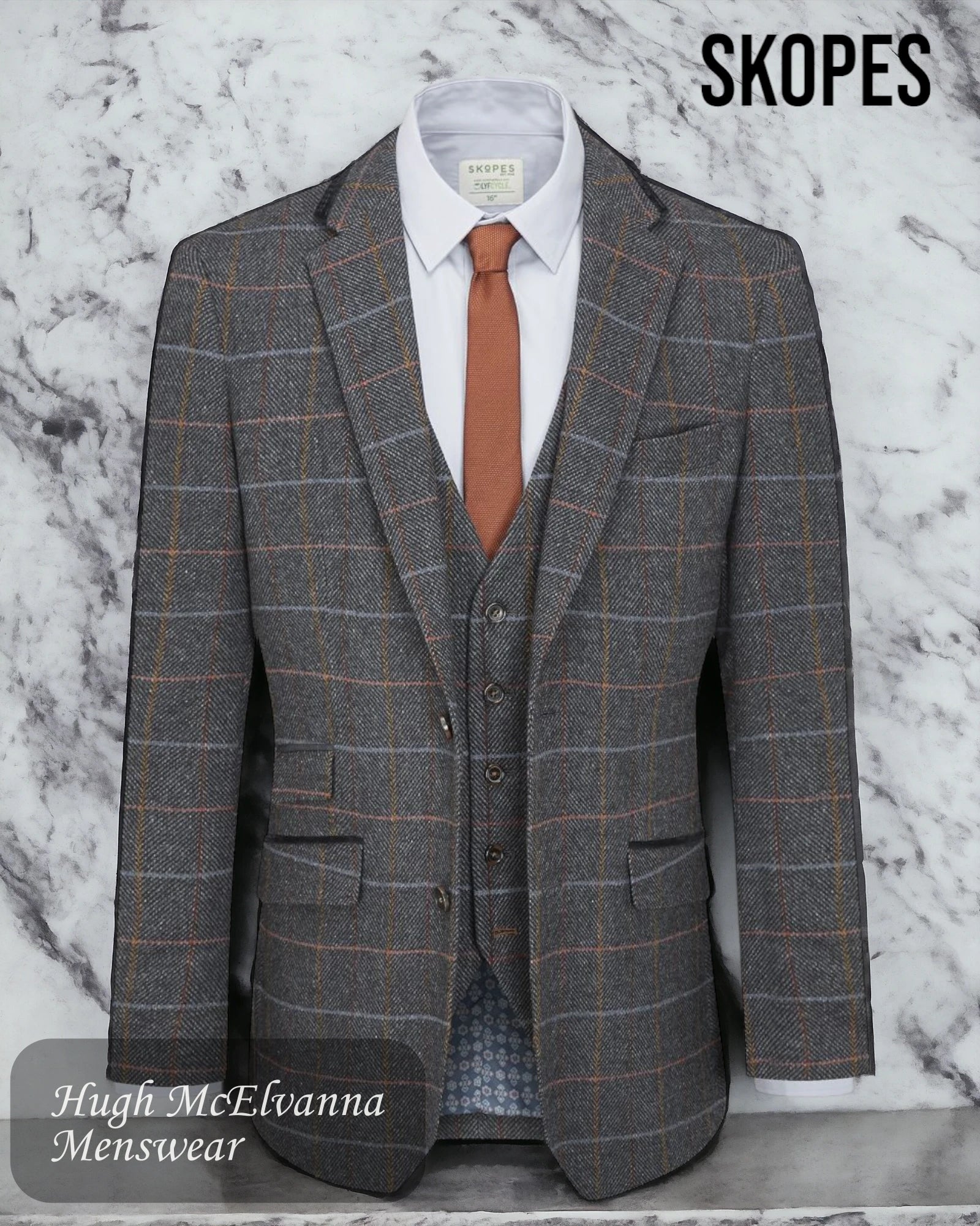 Doyle Classic Check Jacket By Skopes Style: MM30034 - Hugh McElvanna Menswear 