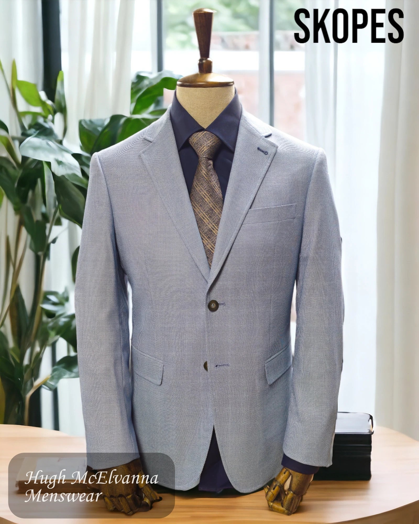 Skopes HARRY Lt. Blue Jacket - MM4740 - Hugh McElvanna Menswear 