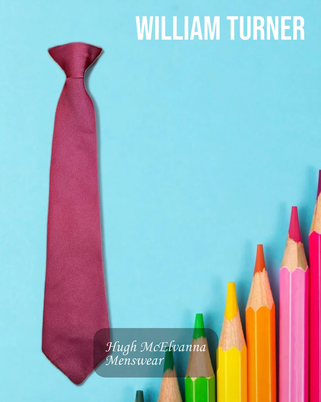 St.Patrick's High School Clip On Tie For Years 13+