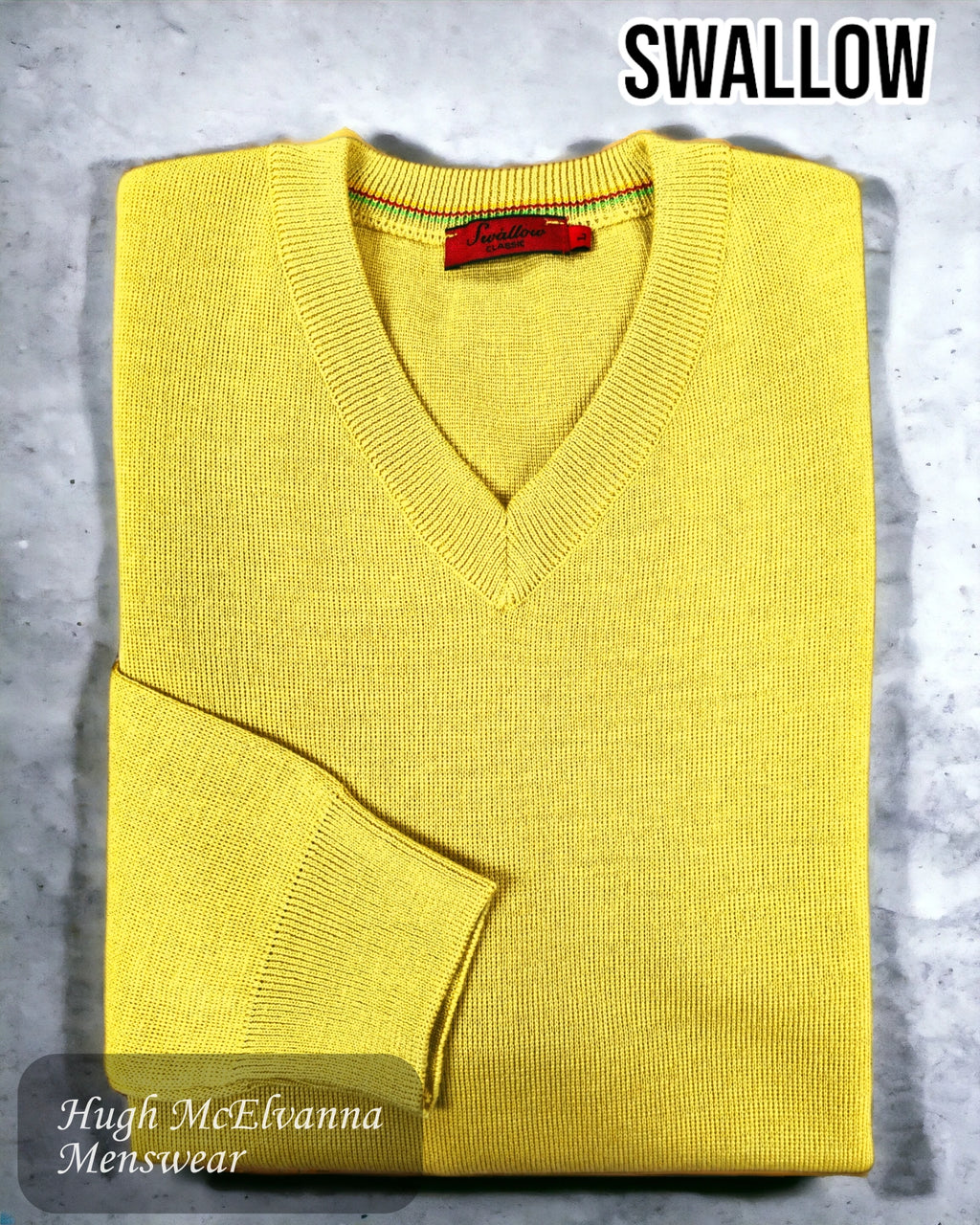 Swallow GOLD 10GG V-Neck Pullover