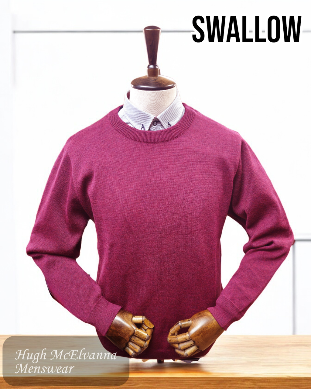 Swallow RHO Plain Crew Neck Sweater