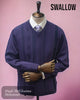 Swallow V-Neck Heather Design Pullover - AW22.07