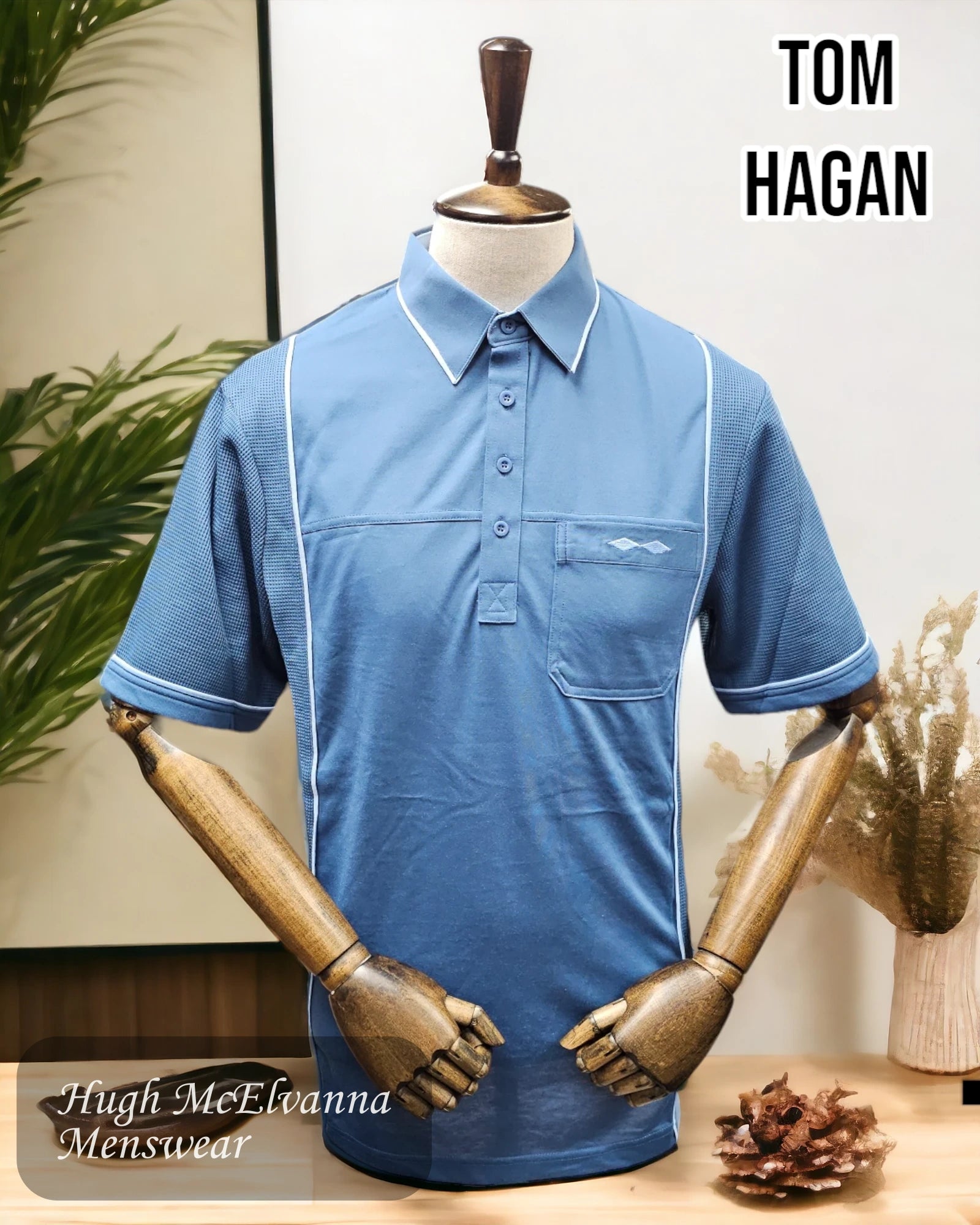 Tom Hagan AIRFORCE TTH991 Golf Shirt  - Hugh McElvanna Menswear 