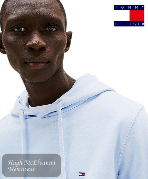 TOMMY HILFIGER FLAG HOODY – BREEZY BLUE