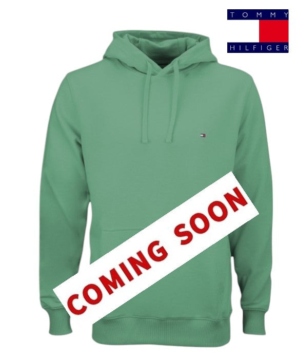 TOMMY HILFIGER FLAG HOODY – FORT GREEN