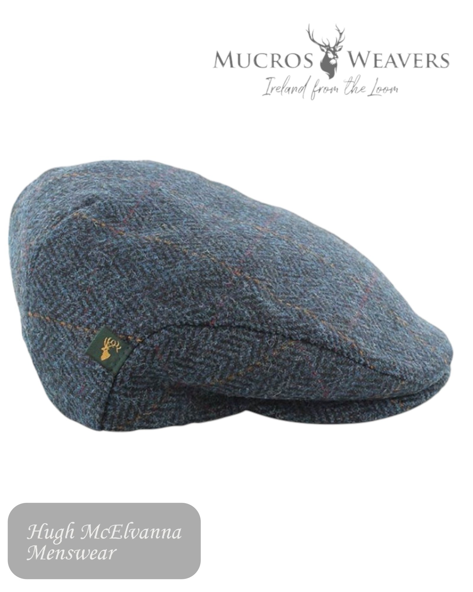 Mucros Trinity Navy Irish Tweed Cap – 34

Embrace timeless Irish craftsmanship with the Mucros Trinity Navy Irish Tweed Cap, a classic men's flat cap crafted from 100% pure Irish wool. 