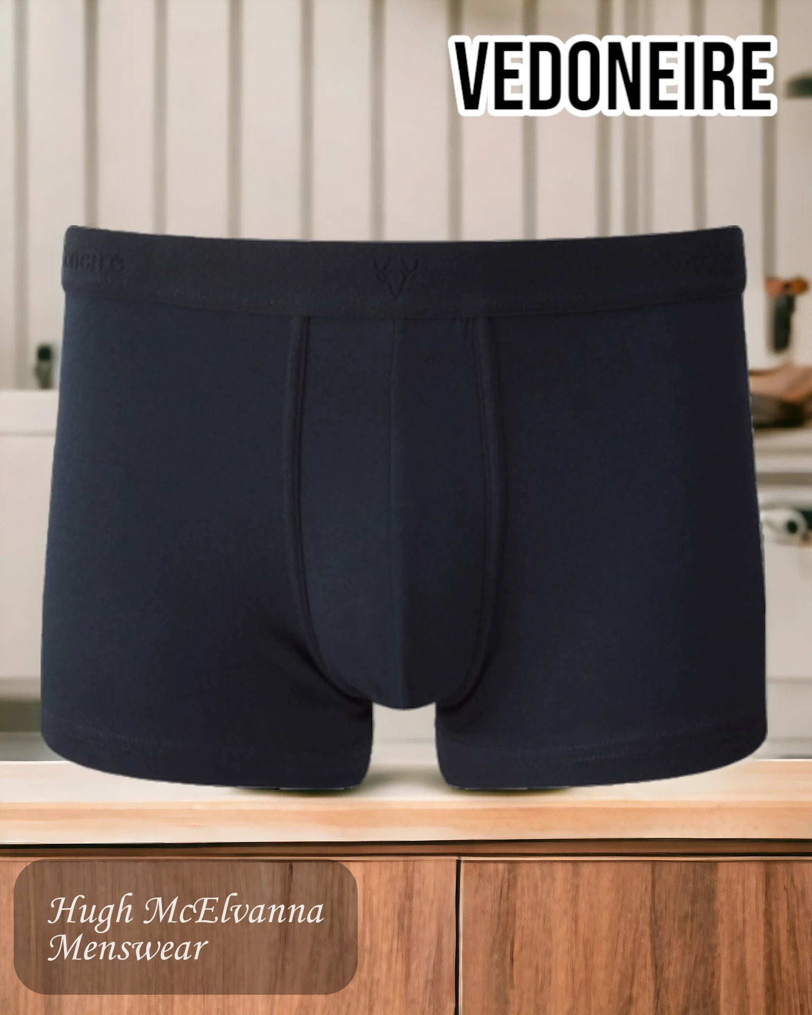 Vedoneire 2 Pk NAVY Boxer Shorts - 2241