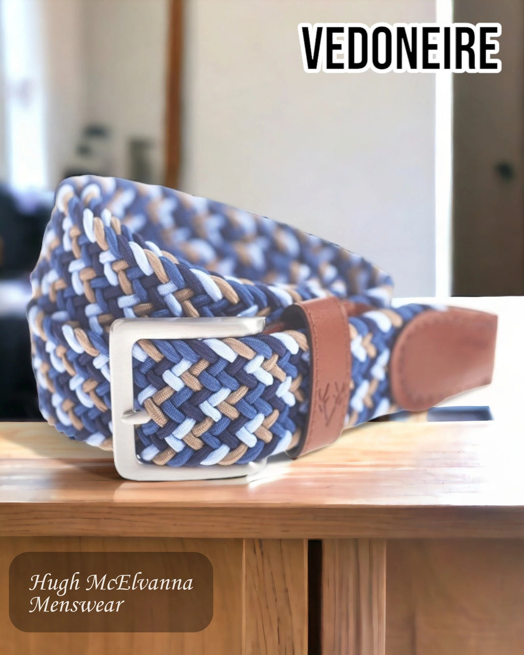 Vedoneire Blues Stretch Belt