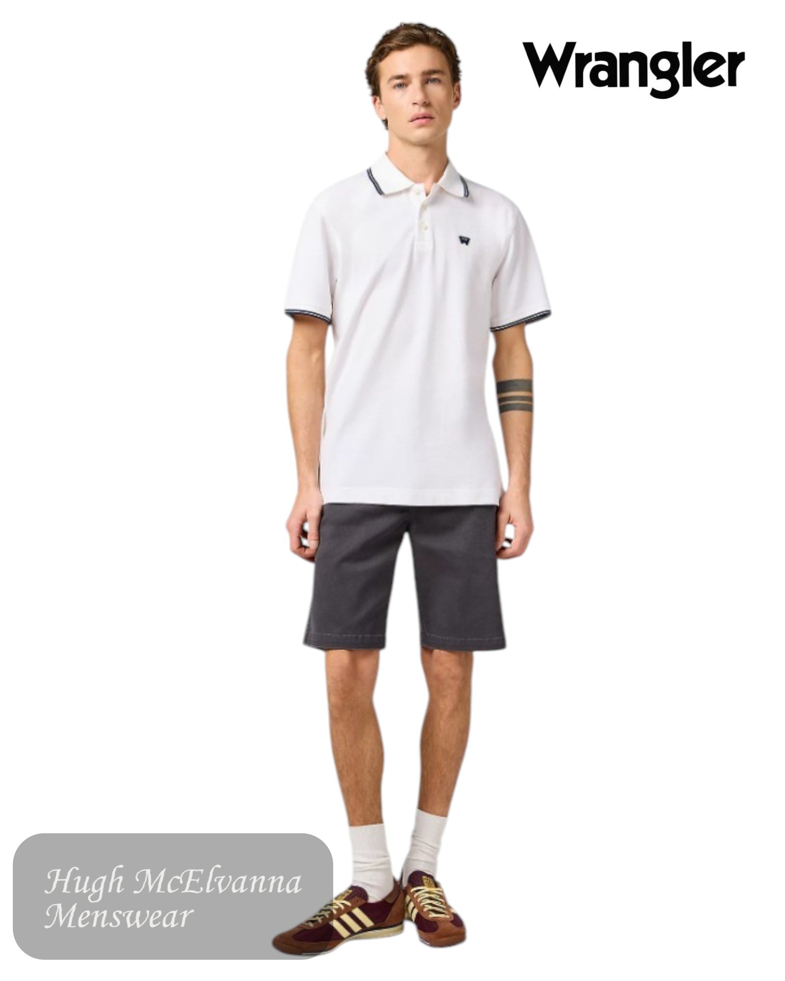 Wrangler Black Casey Jones Chino Shorts – Stylish, Comfortable, and Versatile