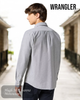 Wrangler Grey Oxford Shirt - 112357230 Back detail