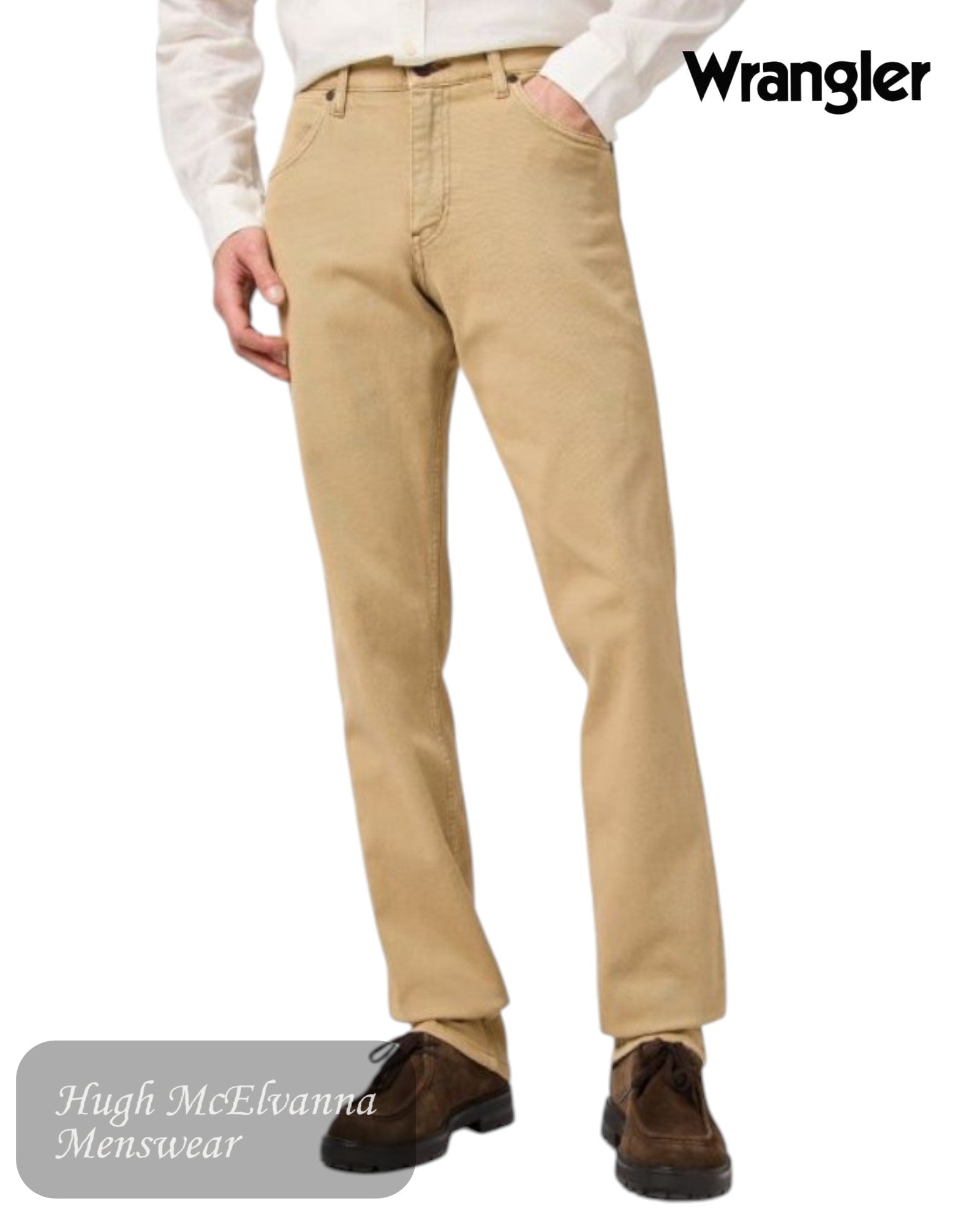 men’s straight-leg jeans feature a low-rise waist and a regular fit through the thigh, making them an essential for any casual or rugged look. - Hugh McElvanna Menswear 