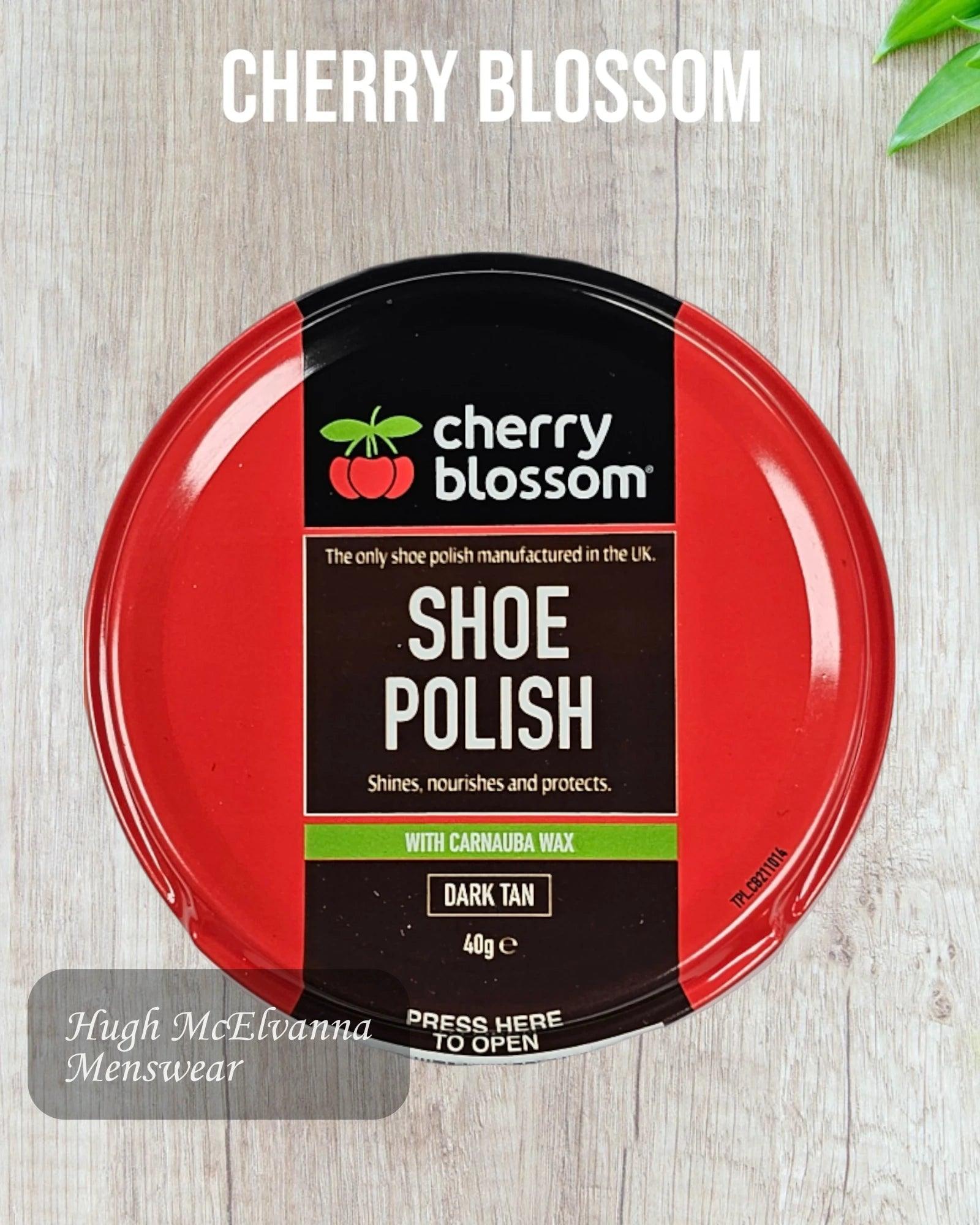 Cherry Blossom Dark Tan Polish - Hugh McElvanna Menswear  - Hugh McElvanna Menswear 