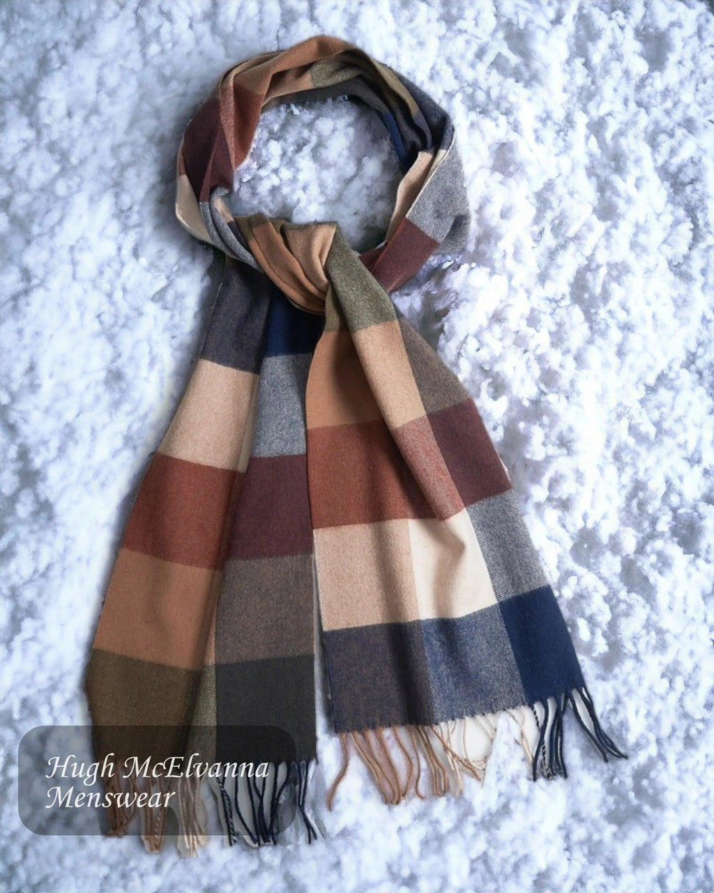 Vedoneire HARVEST Pure Wool Scarf at Hugh McElvanna Menswear Keady