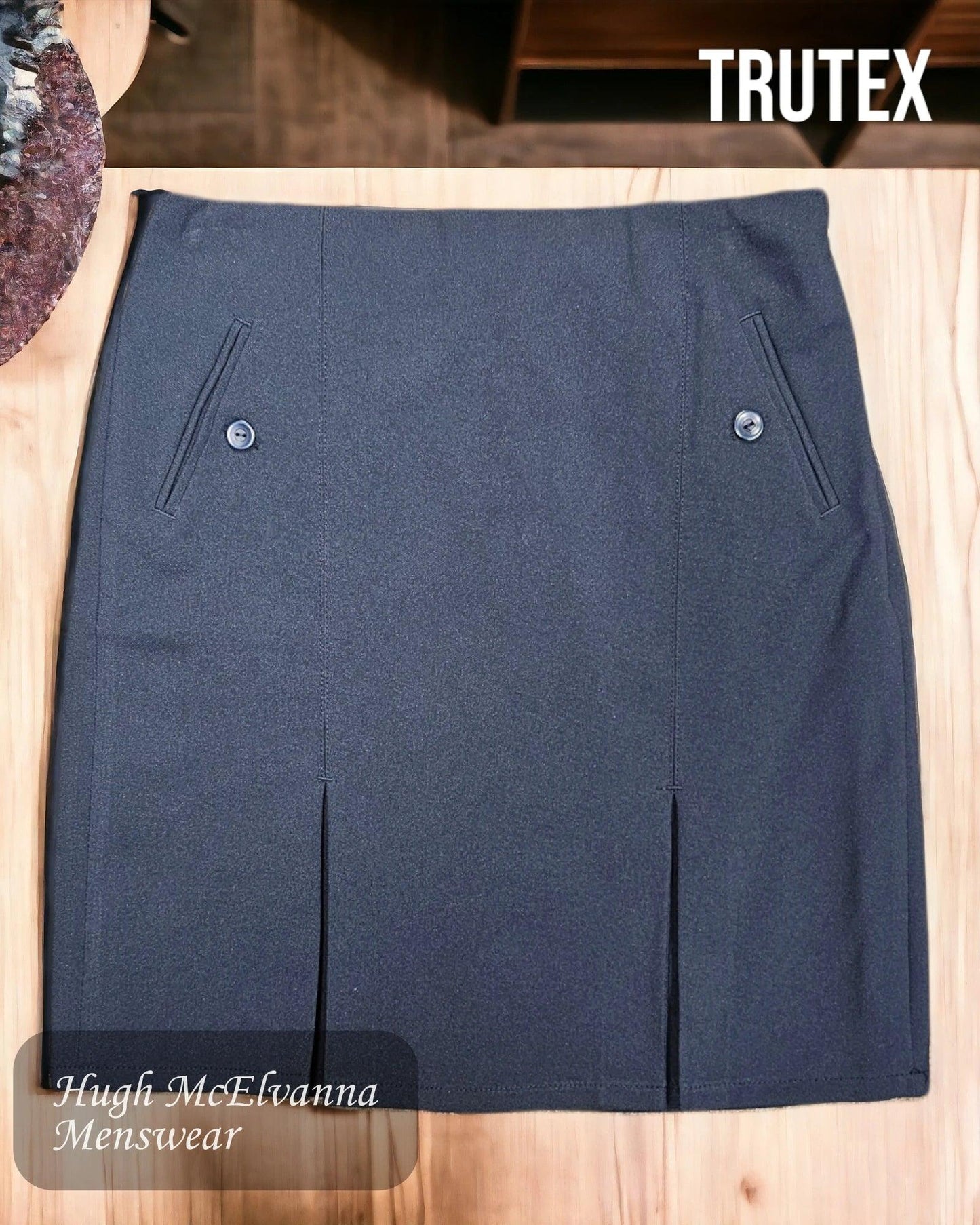 Navy Trutex Junior Skirt Style: JGKS - Hugh McElvanna Menswear 