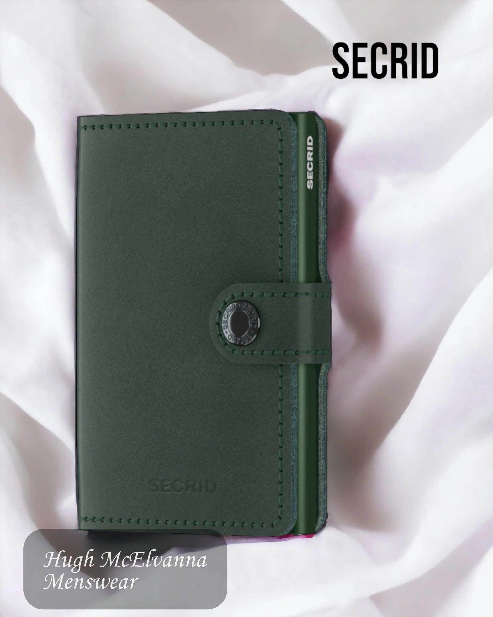 Secrid Miniwallet M Original Green - Hugh McElvanna Menswear  - Hugh McElvanna Menswear 